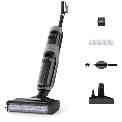 Rowenta X-Clean 4 GZ5036WO aspirateur balai et balai électrique Batterie Sec&humide mousse Sans sac 200 W Gris