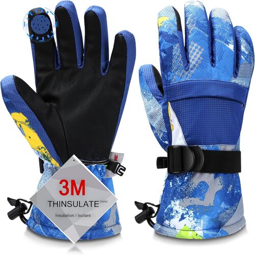 Gants De Ski, Gants Ski Chauffant, Disponibles En Versions Homme Et Femme, Imperméables Et Respirants, Idéals Pour Les Activités De Plein Air Par Grand Froid