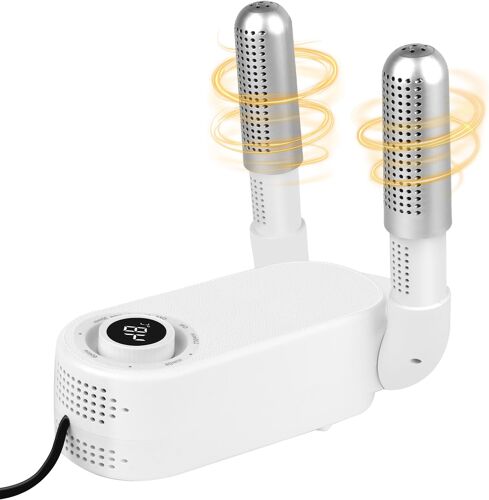 Seche Chaussure Electrique,Seche Bottes,Sèche-Gants,Design Pliable,Sèche Chaussures Ski pour Bottes avec Minuterie,Séchage Rapide,pour Sécher Les Chapeaux, Les Chaussures, Les Gants