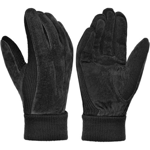 Gants D'hiver Pour Homme En Laine Polaire Chaude Doublée De Daim Sm045eu