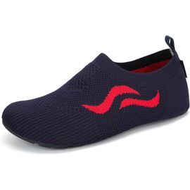 Chaussons Léger Antidérapante Pantoufles Souple Respirant, 36-47 Noir Unisex-Adultes