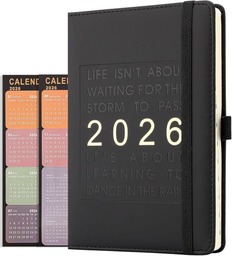 Planificateur Quotidien 2026, Journal Académique Jour Par Page, De Janvier 2026 À Décembre 2026, Meilleur Agenda & Calendrier Quotidien Pour Augmenter La Productivité & Journal De Gratitude