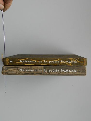 Naissance De La Poésie Française ( Vol I Et Ii ) 1958