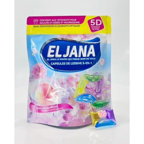 EL JANA Capsules Lessive 5 en 1 ¿ Lot de 3 Sachets ¿ 60 Capsules
