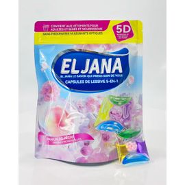EL JANA Capsules Lessive 5 en 1 ¿ Lot de 3 Sachets ¿ 60 Capsules