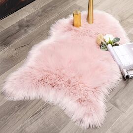 Tapis En Fausse Fourrure 1 Pièce, Tapis Imitation Fourrure Animale Pour Salon, Chambre, Sol, Canapé, Chaise