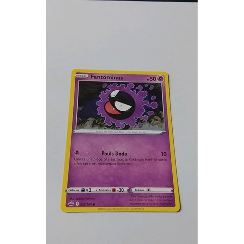Carte Pokémon Fantominus Pv 50 055 Sur 198