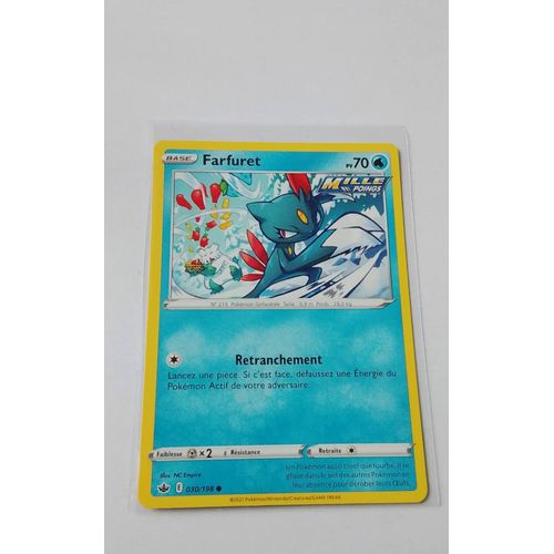 Carte Pokémon Farfuret Pv 70 030 Sur 198