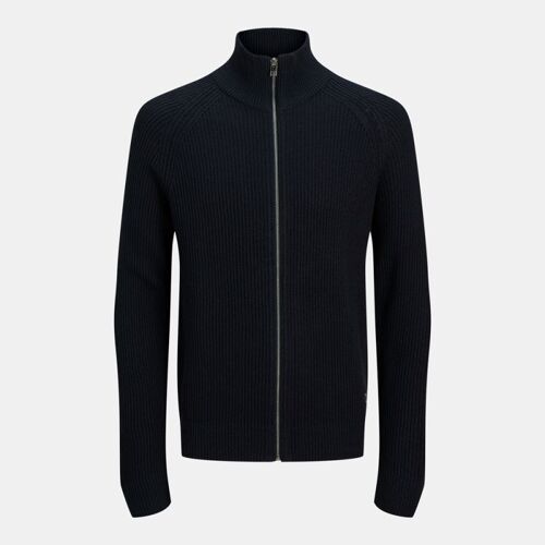 Gilet Zippé En Maille Tricoté Avec Col Cheminée Homme Jack & Jones