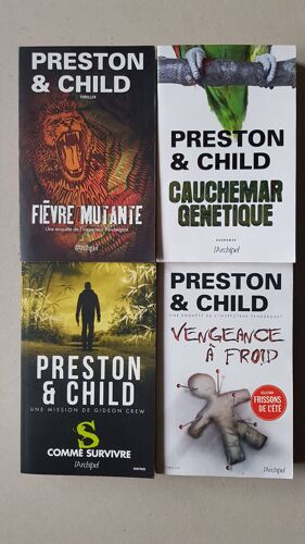 Preston & Child - Lot De 4 Livres