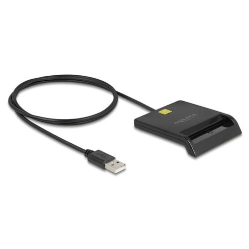 DeLOCK 91724 lecteur de cartes à puce Intérieure USB USB Type-A Noir