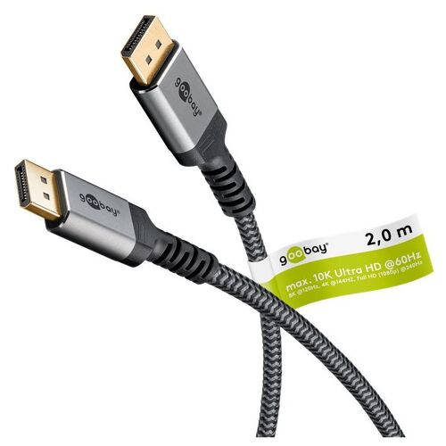 Goobay 75685 câble DisplayPort 2 m Noir