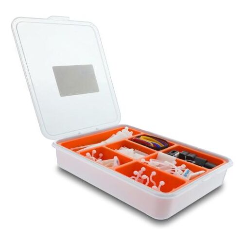 DeLOCK 20768 range-câbles Bureau Boîtier de câbles Orange, Transparent