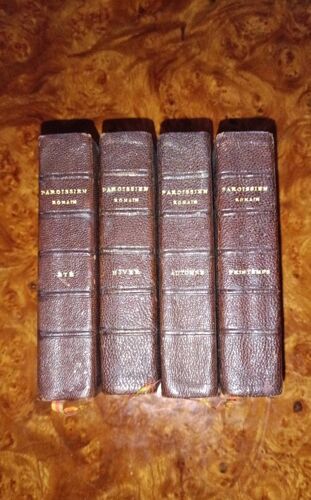 Paroissien Romain Très Complet Approuvé Par Monseigneur Renou 4 Volumes Aux Éditions Mame (Numéro 80)