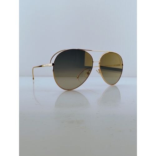 Lunettes De Soleil Fendi Or Jaune