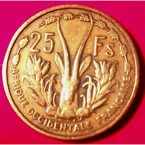 25 Francs 1956 Afrique Occidentale Française
