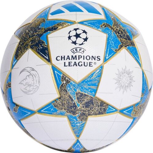 Ballon De La Phase De Ligue Ucl 25/26 Adidas - White / Dark Blue / Multicolor / Gold Metallic - 5