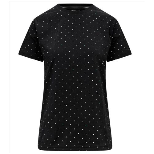 T-Shirt Femme Mercedes-Benz Amg Petronas Noir À Pois, Formule 1