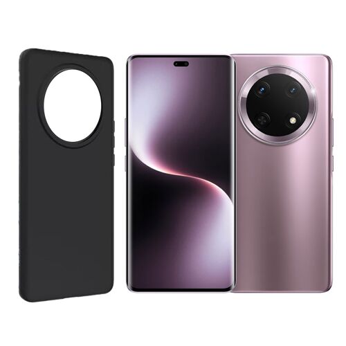 Coque de Protection Noir souple silicone compatible pour Honor Magic7 Lite 5G 6.78"" BRP-NX1 -Visiodirect-