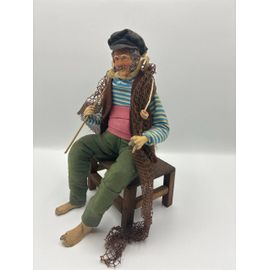 Santon Marin Pêcheur Année 60/70