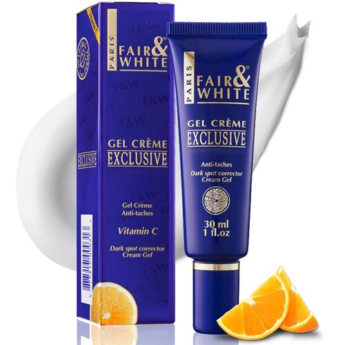 Fair & White Exclusive, Skin Brightening Gel Cream - 30 Ml / 1 Fl Oz 