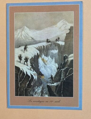 Carte Postale Affranchie, 1992 Avec Correspondance : Chamonix Mont -Blanc/La Montagne Au 19° Siècle (Très Bon État)