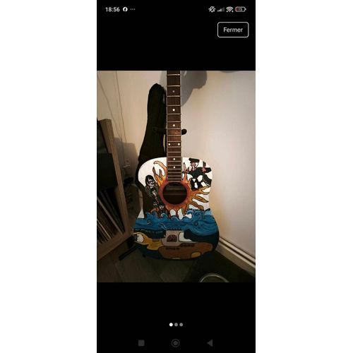 Guitare Déco Peinture