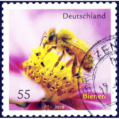 Timbre Oblitéré Deutschland, Bienen, 2010, 55