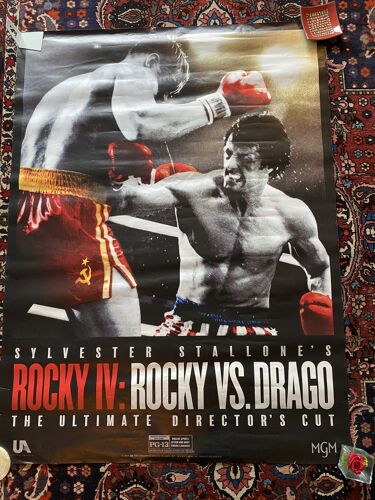 Rare Affiche Rocky Balboa - Sylvester Stallone - Institut Lumière - 120x160 - Roulée