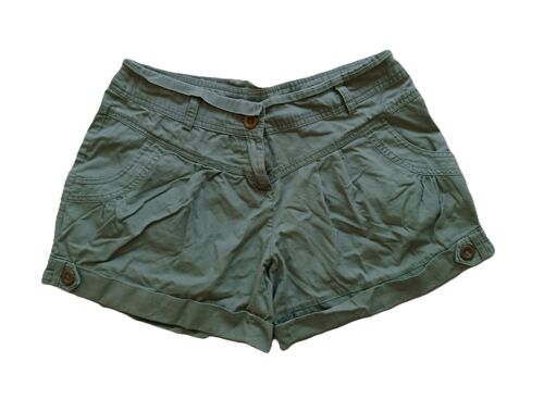 Short Vert Kaki A Revers. Pimkie. Coton. Taille 36