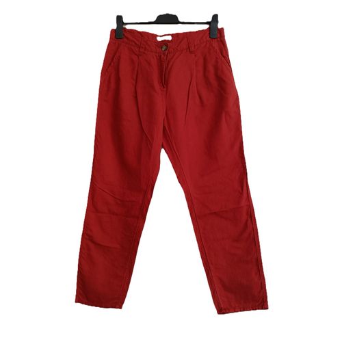 Pantalon Leger Marron Brique. Camaieu. Coton. Taille 40
