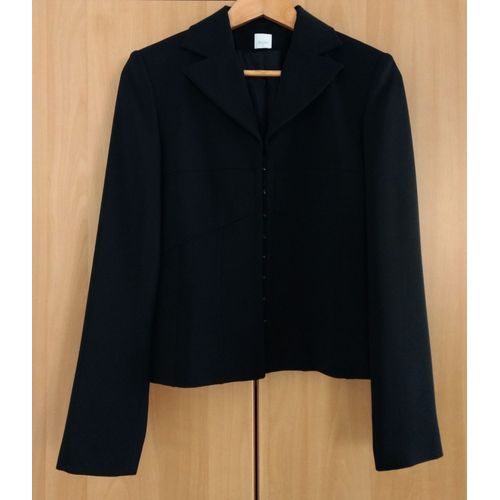 Veste Blazer Noir. Camaieu. Polyester. Taille 36