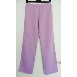 Pantalon Mauve Lilas. Promod. Lin. Coton. Taille 38