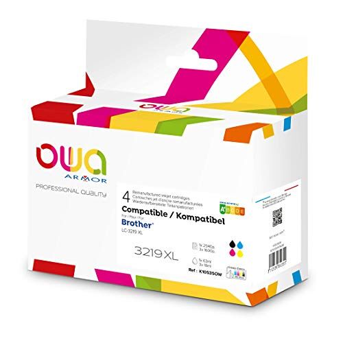 OWA - Pack de 4 - noir, jaune, cyan, magenta - compatible - boîte - remanufacturé - cartouche d'encre (alternative pour : Brother LC3219XL) - pour Brother MFC-J5335DW, MFC-J5730DW, MFC-J5830DW, MFC-J5930DW, MFC-J6730DW, MFC-J6935DW