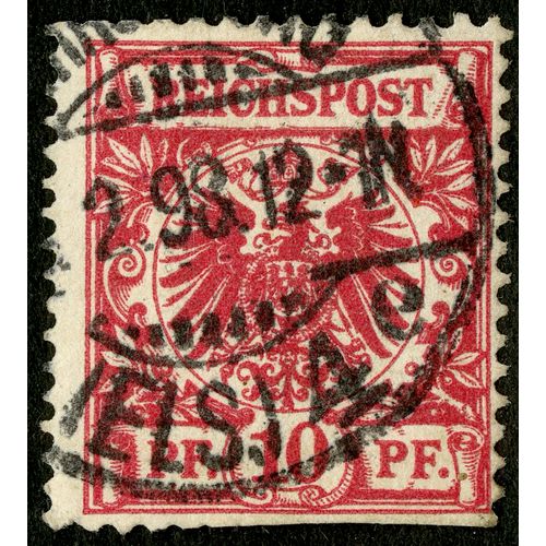 Timbre Oblitéré Reichspost , 10 Pf.