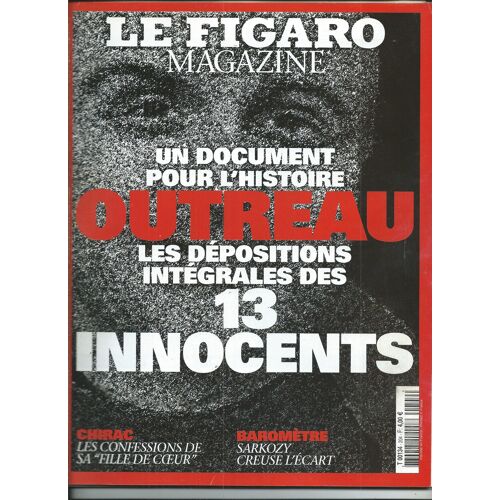 Le Figaro 04/02/2006 Outreau, Anh Dao, Jeanne Moreau, Pascal Sevran, Francis Veber, Hallyday, Claude Rich, Philippe Sollers, Alain Duhamel, Olivier Gourmet, Eric Valli, Ron Mueck, Vincent Gallot