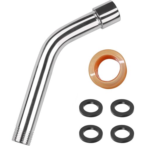 Rallonge de pommeau de douche, bras de douche, en acier inoxydable, montage mural, barre de douche, tube d'extension pour pommeau de douche, filetage G1/2"", salle de bain