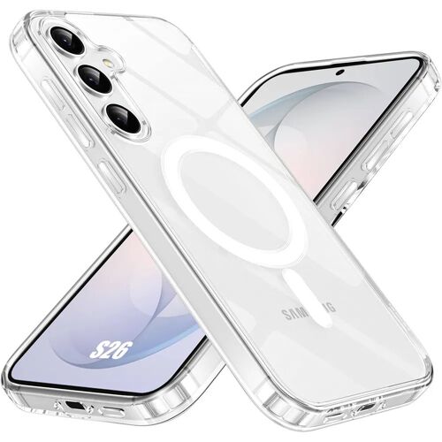 Coque pour Samsung Galaxy S26, avec Cercle Magnétique Antichoc Anti-Rayures Protection Transparente - E.F.Connection