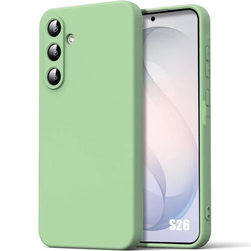 Coque pour Samsung Galaxy S26, Protection Silicone Souple Doux Anti-Rayures Antichoc - Vert - E.F.Connection