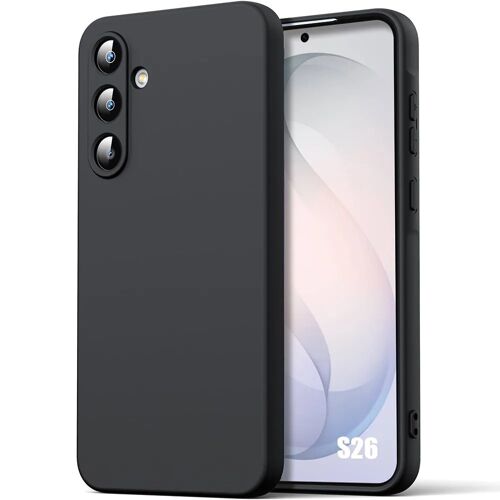 Coque pour Samsung Galaxy S26, Protection Silicone Souple Doux Slim Anti-Rayures Noir - E.F.Connection