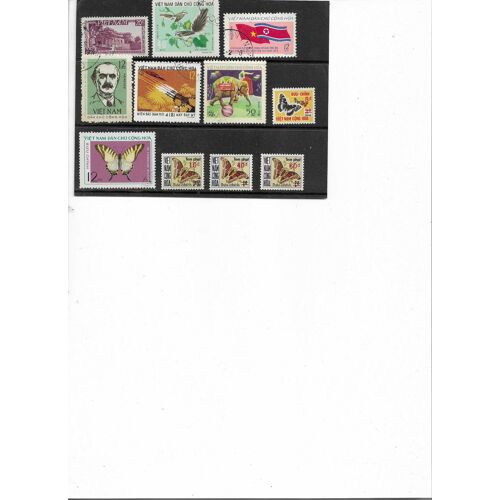 Vietnam 4 Timbres Neufs Et 7 Timbres Oblitérés 1951