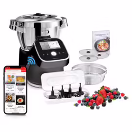 Moulinex I-Companion Touch Pro HF93D8 1550 W 4,5 L Noir et Acier inoxydable