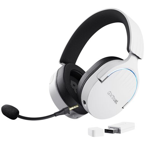 Trust Gaming Fayzo Casque Gaming sans Fil Bluetooth + 2.4 GHz, Son Surround 7.1, Batterie 22h, Casque Gamer RGB PC PS5 PS4 Switch