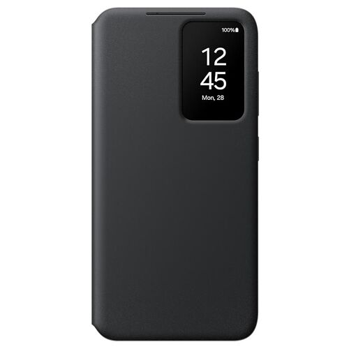 Samsung Smart View Case coque pour téléphone 6.2" Étui avec portefeuille Noir pour Samsung Galaxy S24
