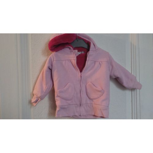 Gilet Bébé Fille Intérieur Polaire Moumoutte Taille 12 Mois Idée Cadeau