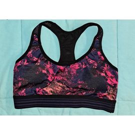 Brassière Pole Dance Rembourré Gym Danse Noir Motif Crivit Xs 32 - 34 Femme - Soutien Gorge Fille Sport De Compétition