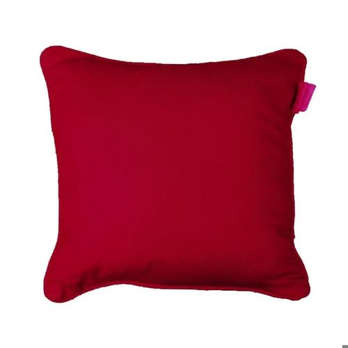 Coussin - Panama - Rouge - 60 X 60 Cm - Non Déhoussable - Confort Moelleux
