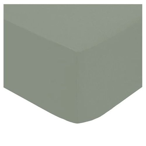 Drap Housse - Harmonie - Tilleul - 180 X 200 Cm - 100% Percale De Coton - Bonnet 30 Cm