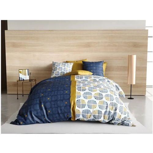 Housse De Couette + 2 Taies 240 X 260 Cm Geometrique Sirius