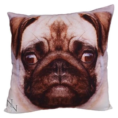 Coussin Chien - Carlin - 45 Cm - Polyester - Carré - Intérieur